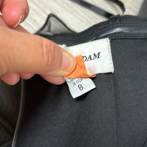 Betsy & Adam Strapless Mini Embellished Dress in Gunmetal Grey Silver Size 8 - Picture 10 of 14